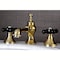 Kingston Brass KC7062PKX Duchess Widespread Bathroom Faucet W/ Brass Pop-Up, Brass KC7062PKX - alternate 2